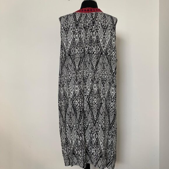 Tribal NWT Sz XLarge womens Dress geometric Black - Picture 3 of 8